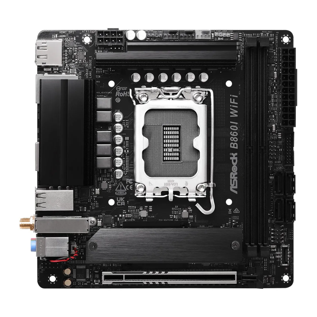 ASRock B860I WiFi Intel B860 So.1851 DDR5 Mini-ITX Retail