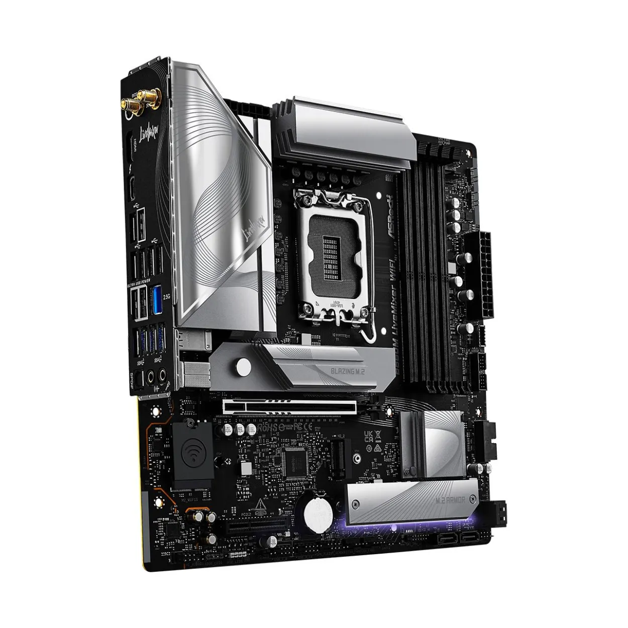 ASRock B860M LiveMixer WiFi Intel B860 So.1851 DDR5 mATX Retail