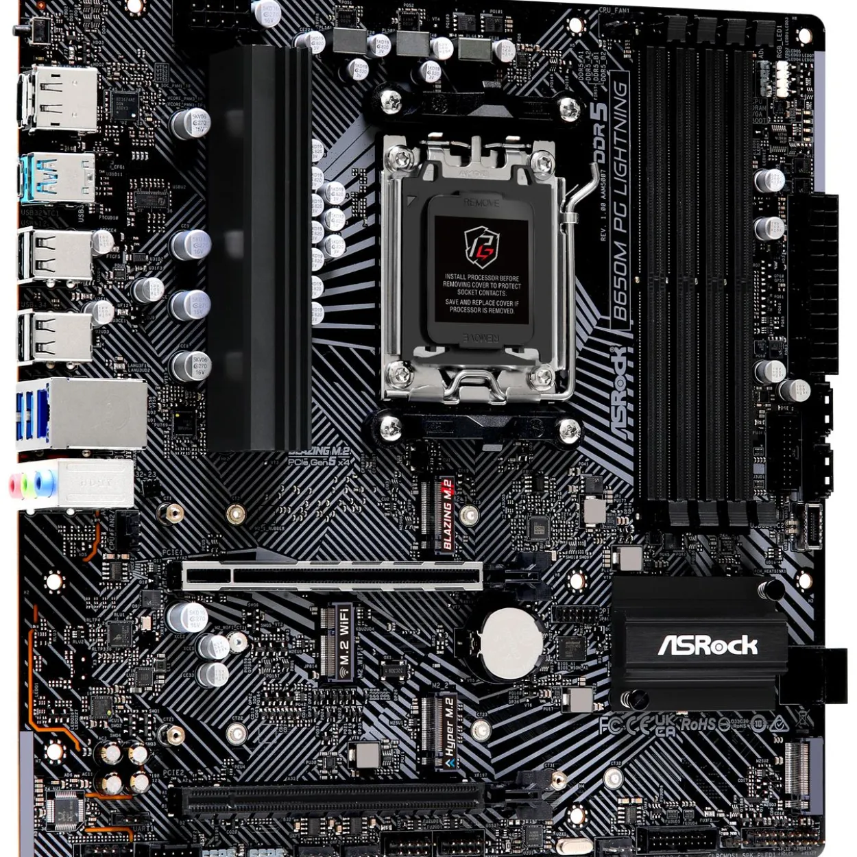 ASRock B650M PG Lightning AMD B650 So.AM5 DDR mATX Retail