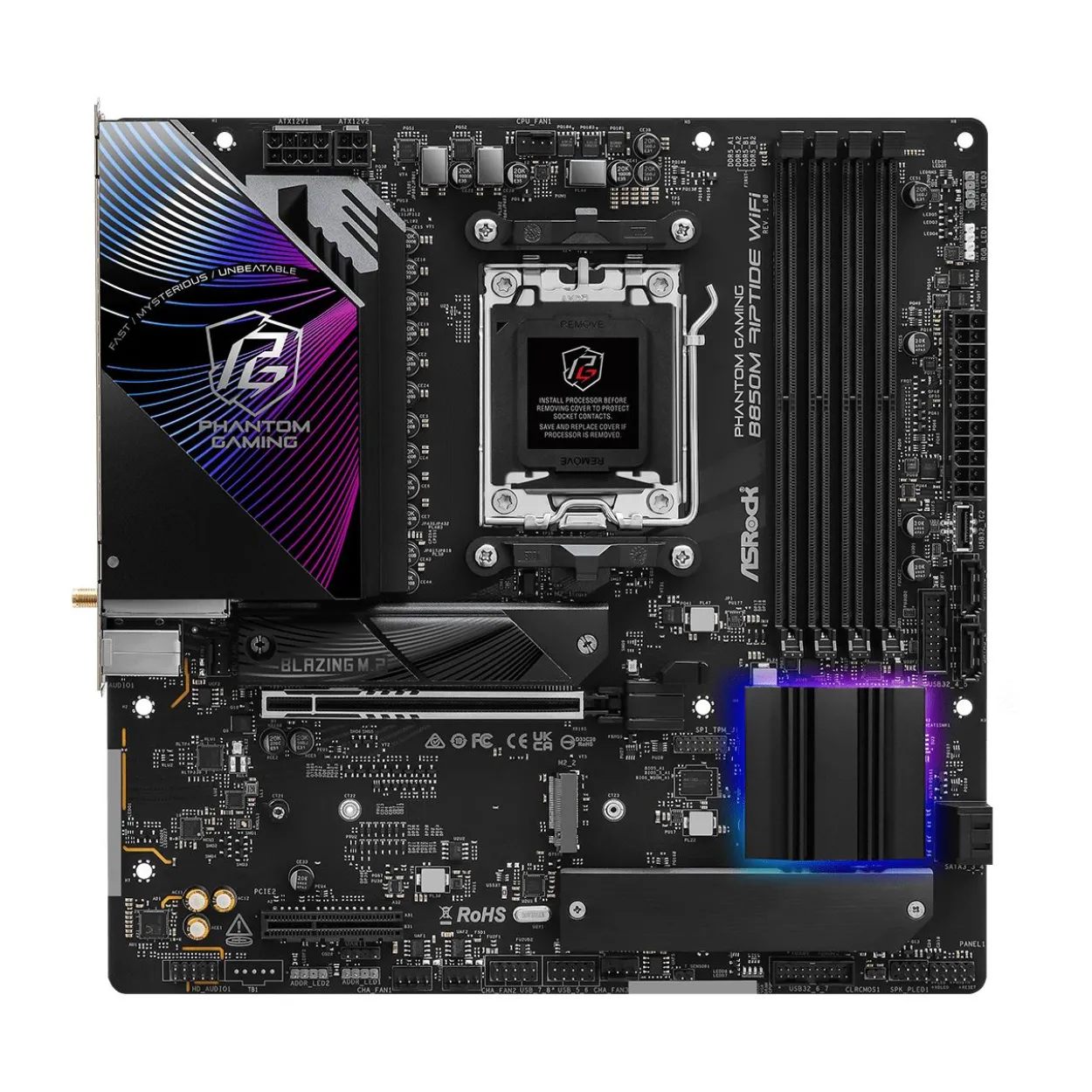 ASRock B850M Riptide WiFi AMD B850 So.AM5 DDR5 mATX Retail