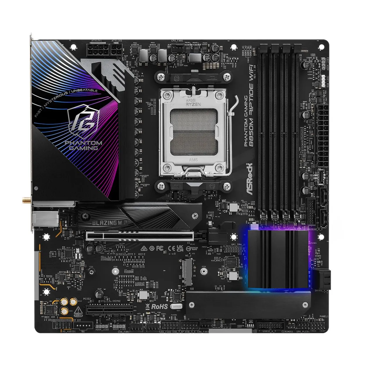ASRock B850M Riptide WiFi AMD B850 So.AM5 DDR5 mATX Retail