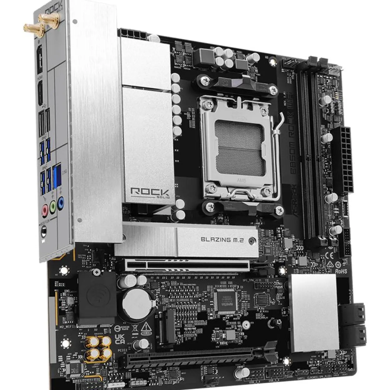 ASRock B850M Rock WiFi AMD B850 So.AM5 DDR5 µATX Retail