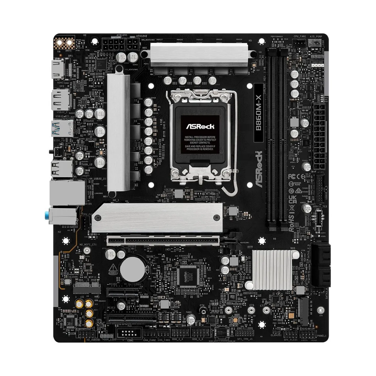 ASRock B860M-X Gen5 WiFi Intel B860 So.1851 DDR µATX Retail
