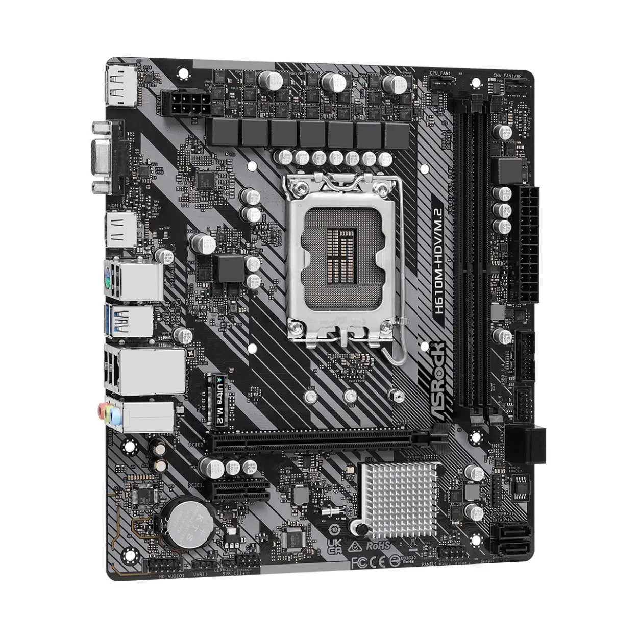 ASRock H610M-HDV/M.2 Intel H610 So.1700 DDR4 mATX Retail