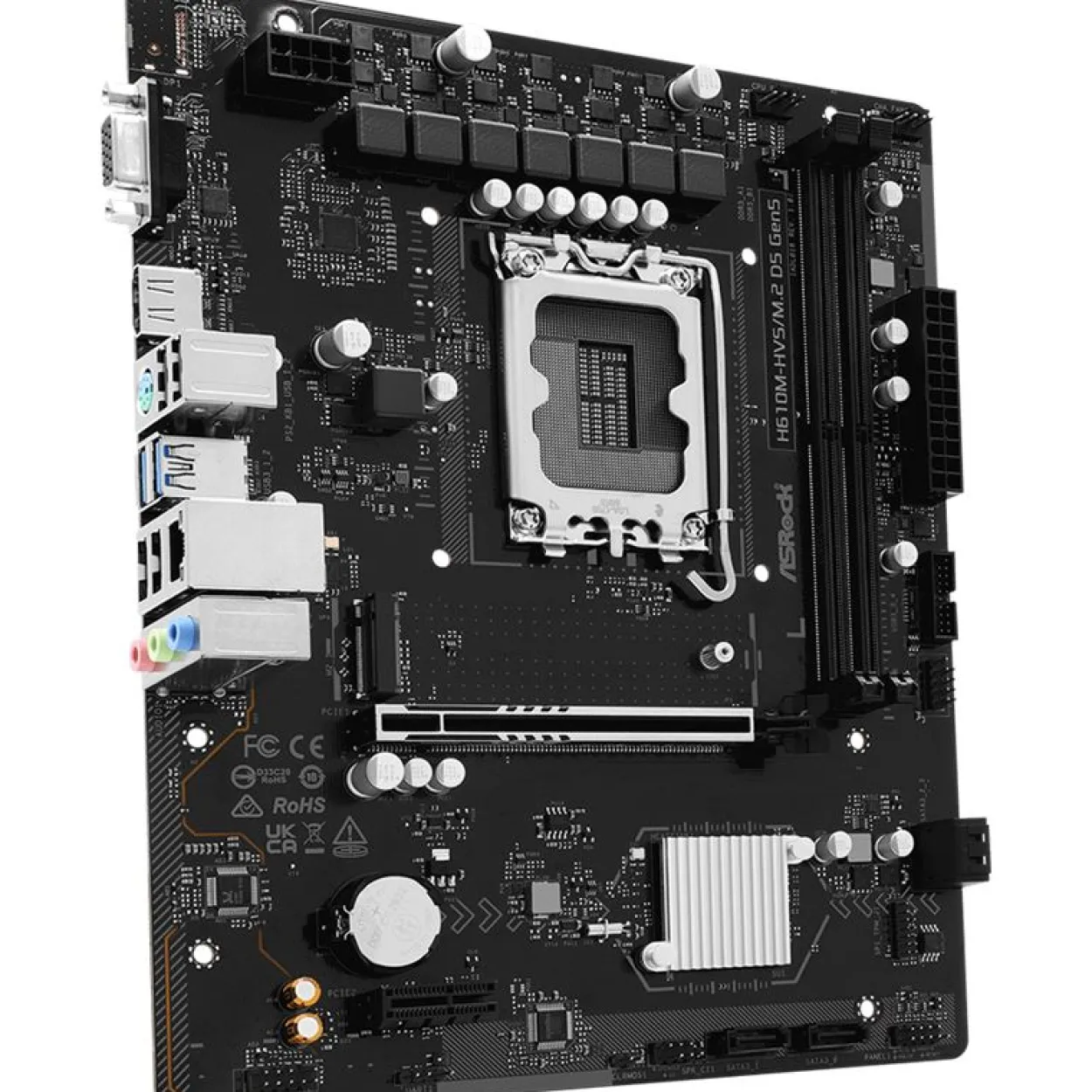 ASRock H610M-HVS/M.2 D5 Gen5 Intel H610 So. 1700 DDR5 µATX Retail