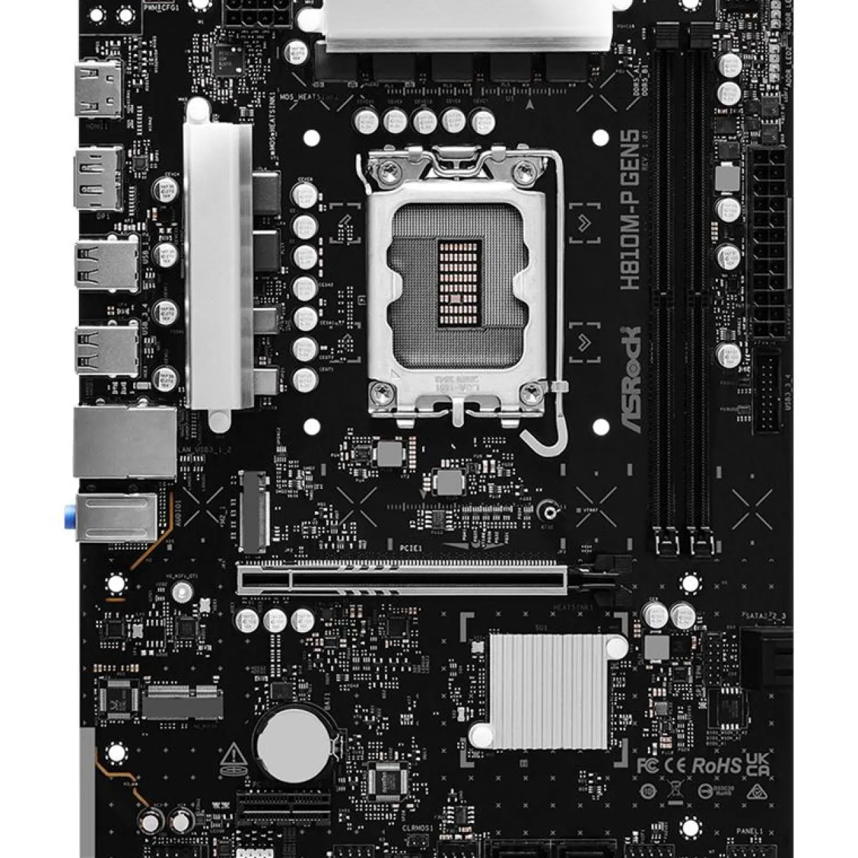 ASRock H810M-P GEN5 DDR5 Intel S1851 90-MXBUE0-A0UAYZ retail