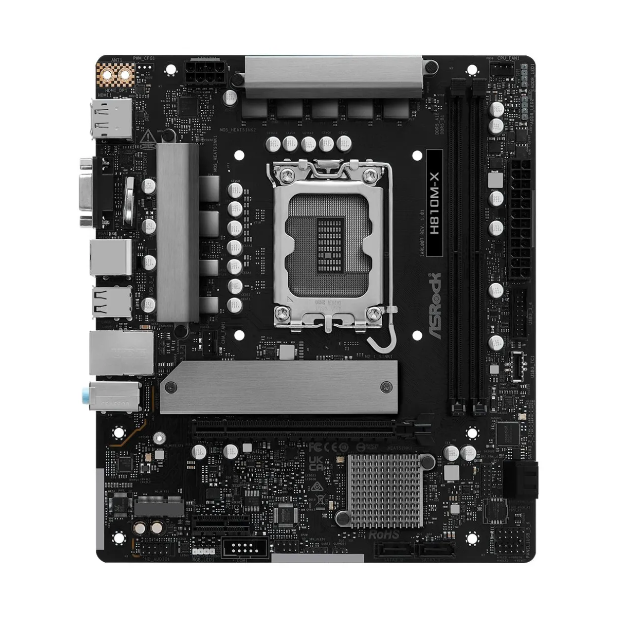 ASRock H810M-X Intel H810 So.1851 DDR5 mATX Retail
