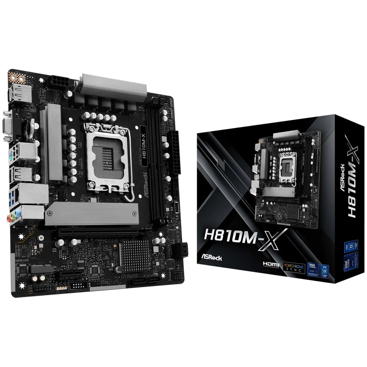 ASRock H810M-X Intel H810 So.1851 DDR5 mATX Retail