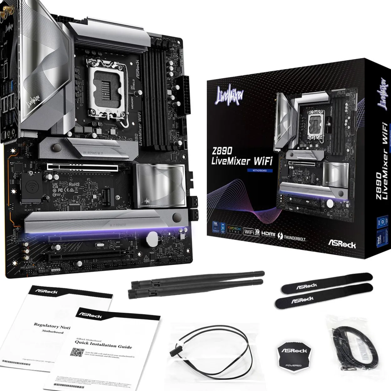 ASRock LiveMixer Intel Z890 So.1851 DDR5 ATX Retail