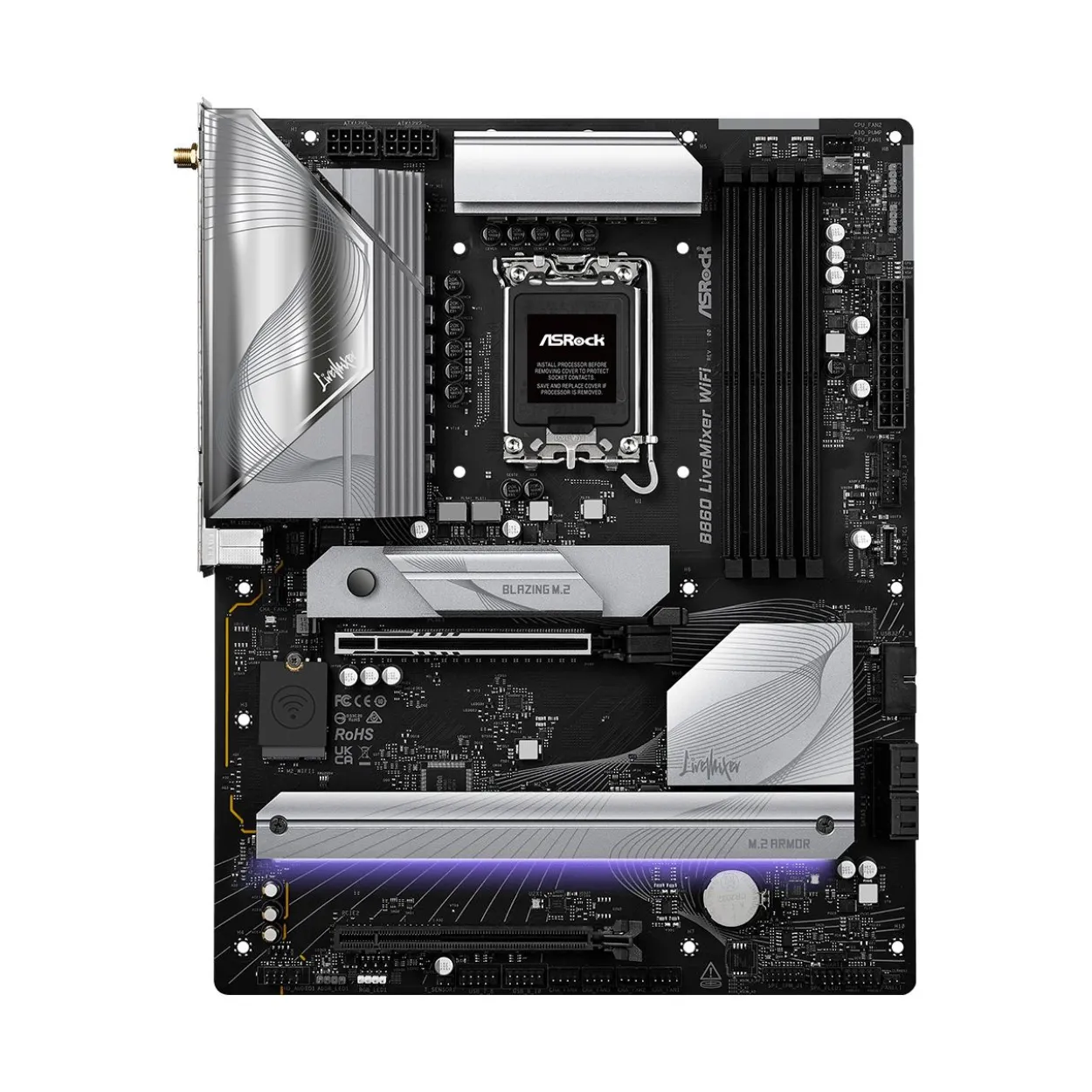 ASRock LiveMixer WiFi Intel B860 So.1851 DDR5 ATX Retail