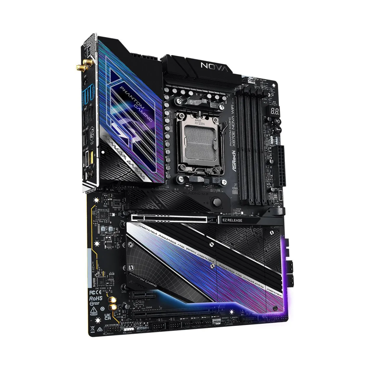 ASRock Phantom Gaming Nova WiFi AMD X870E So.AM5 DDR5 ATX Retail