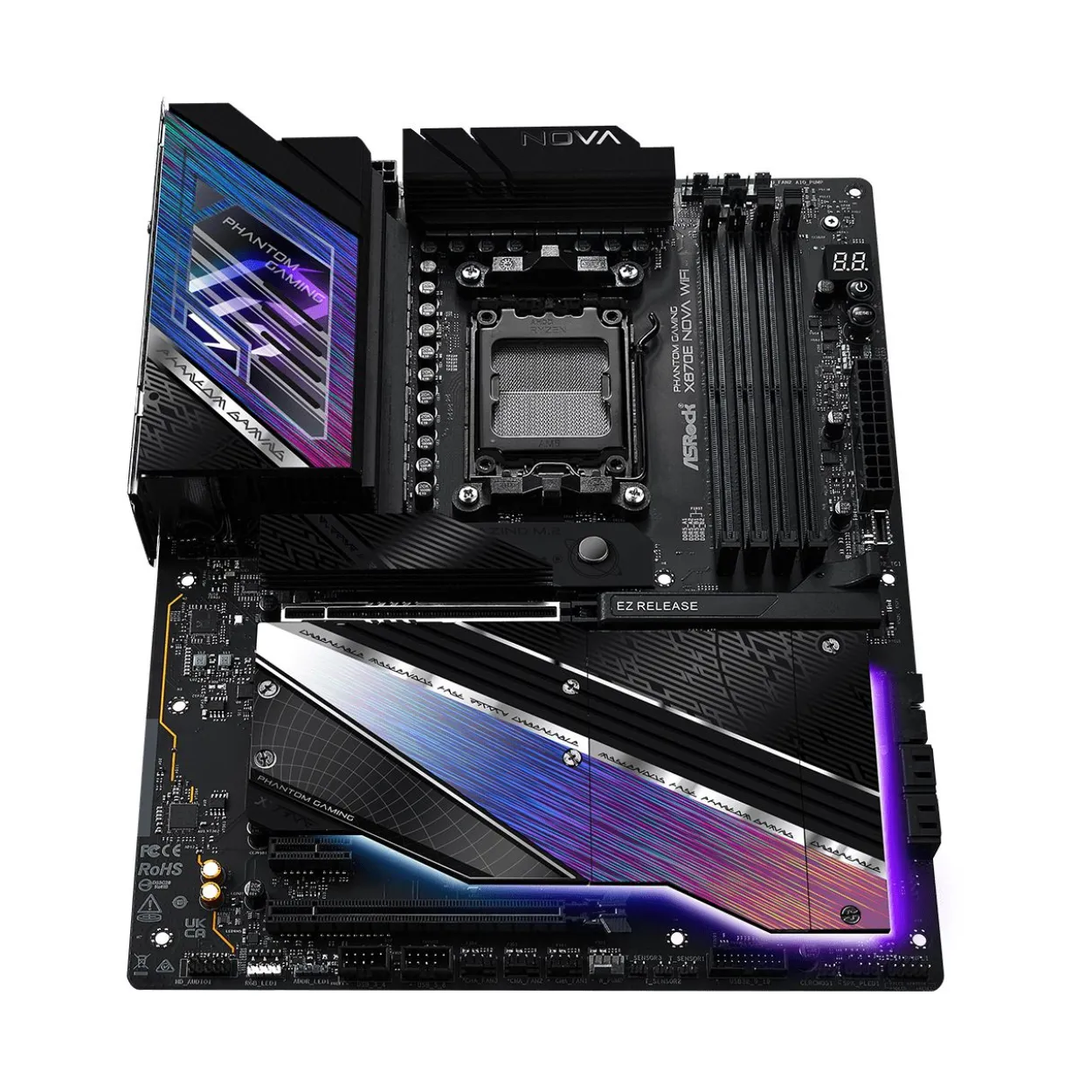 ASRock Phantom Gaming Nova WiFi AMD X870E So.AM5 DDR5 ATX Retail