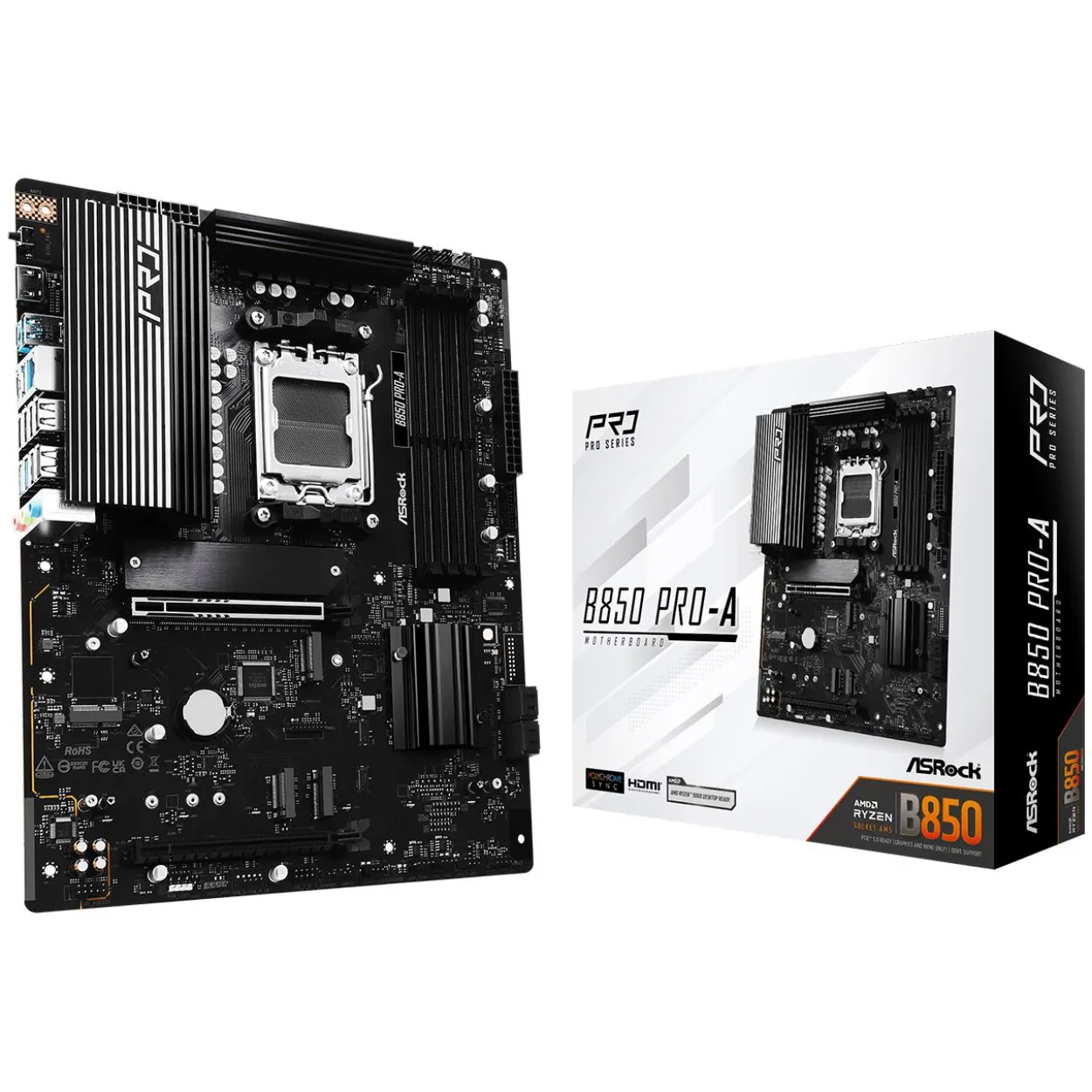 ASRock Pro-A AMD B850 So.AM5 DDR5 ATX Retail