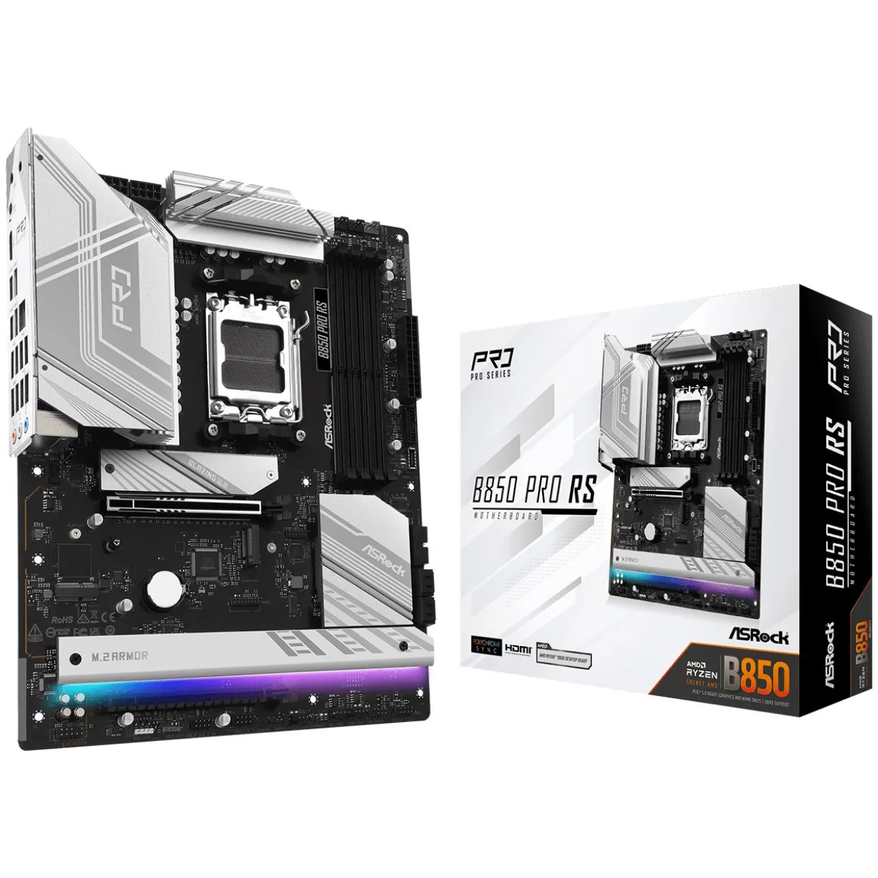 ASRock Pro RS AMD B850 So.AM5 DDR5 ATX Retail