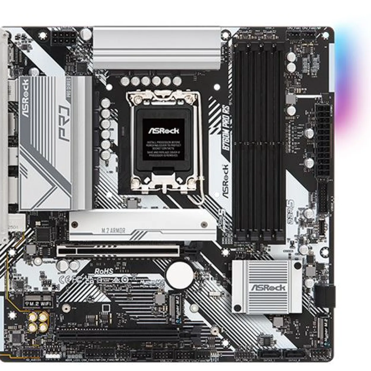 ASRock Pro RS Intel B760M So. 1700 DDR5 mATX