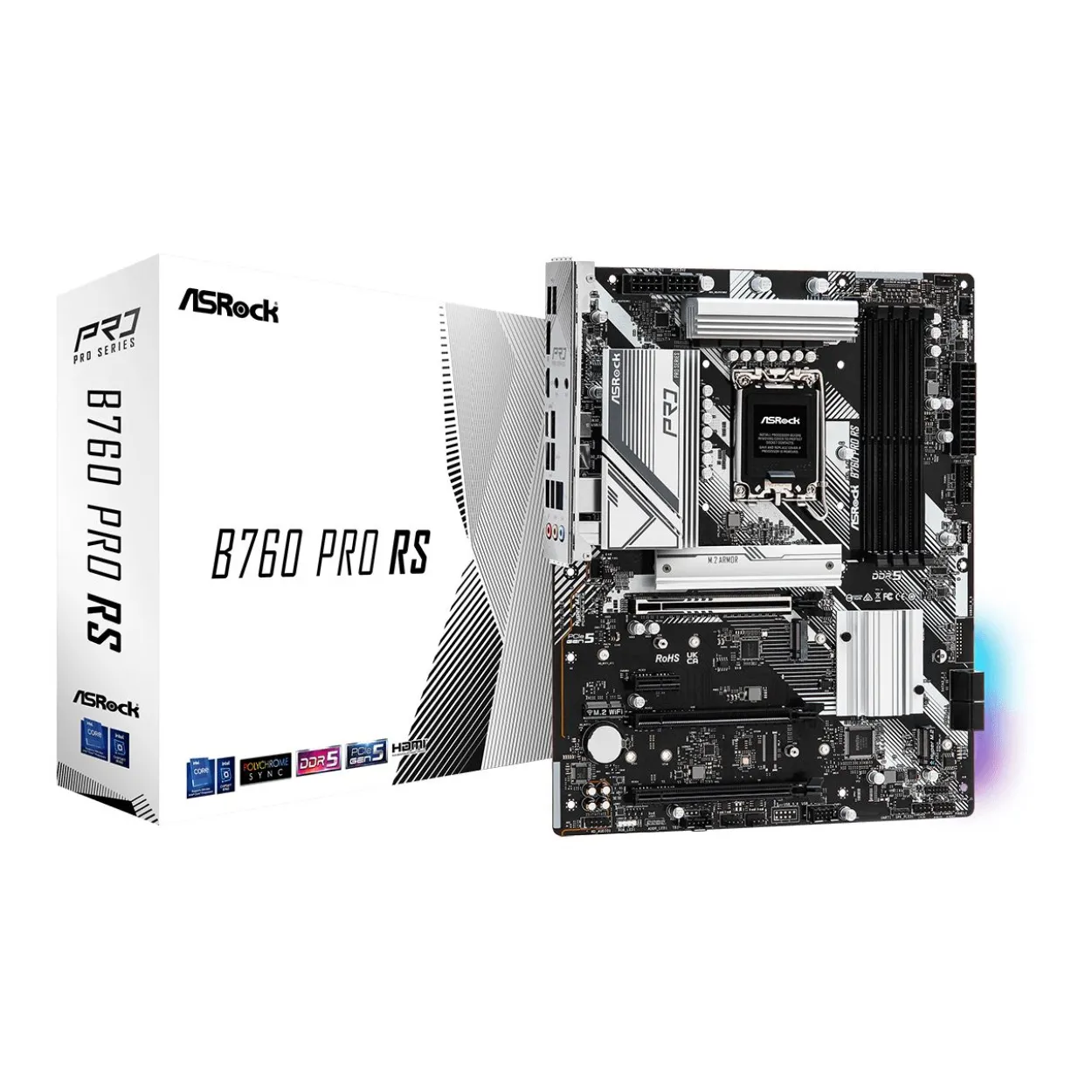 ASRock Pro RS Intel B760 So. 1700 DDR5 ATX Retail