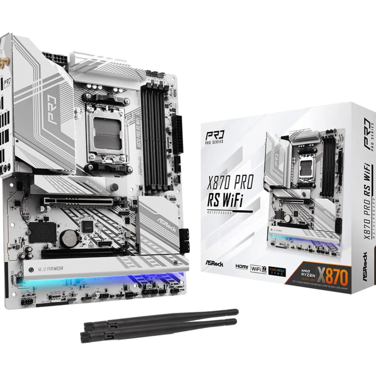 ASRock Pro RS WiFi AMD X870 So.AM5 DDR5 ATX Retail
