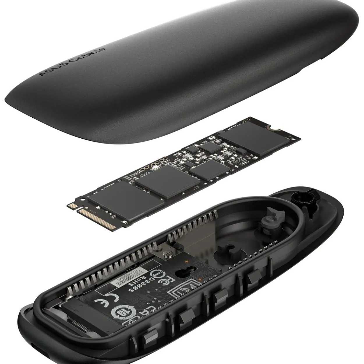 Asus COBBLE externes SSD Gehäuse schwarz