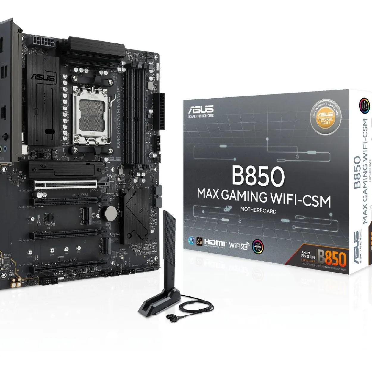 Asus Max Gaming WIFI AMD B850 So.AM5 DDR5 ATX Retail