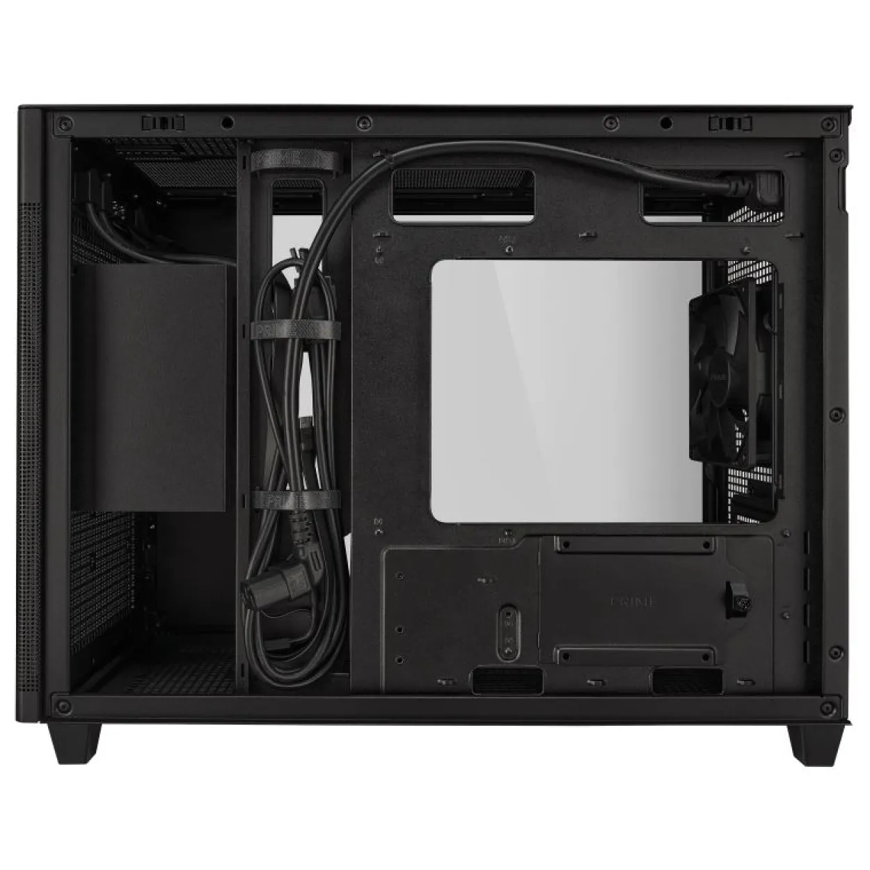 Asus Prime AP201 Glasfenster Mini Tower ohne Netzteil schwarz