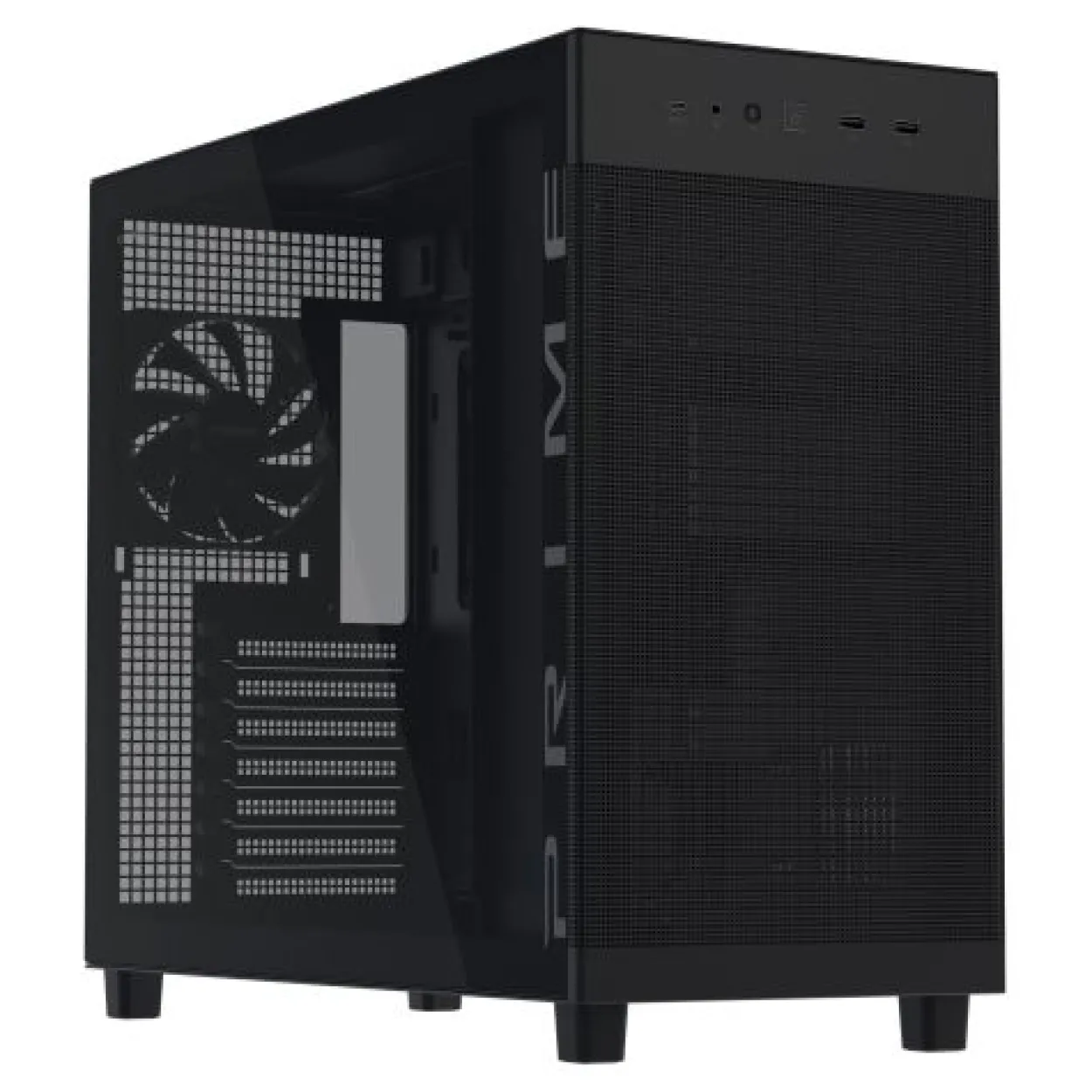 Asus Prime AP303 TG Midi Tower ohne Netzteil schwarz
