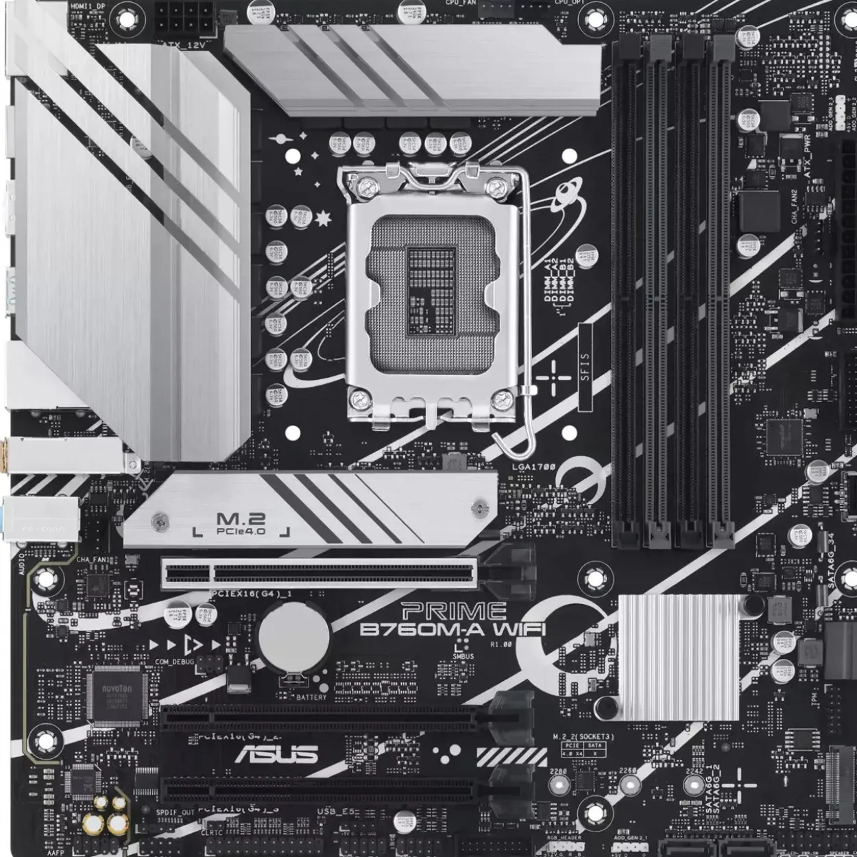 Asus Prime B760M-A WIFI Intel B760 So. 1700 DDR5 mATX Retail