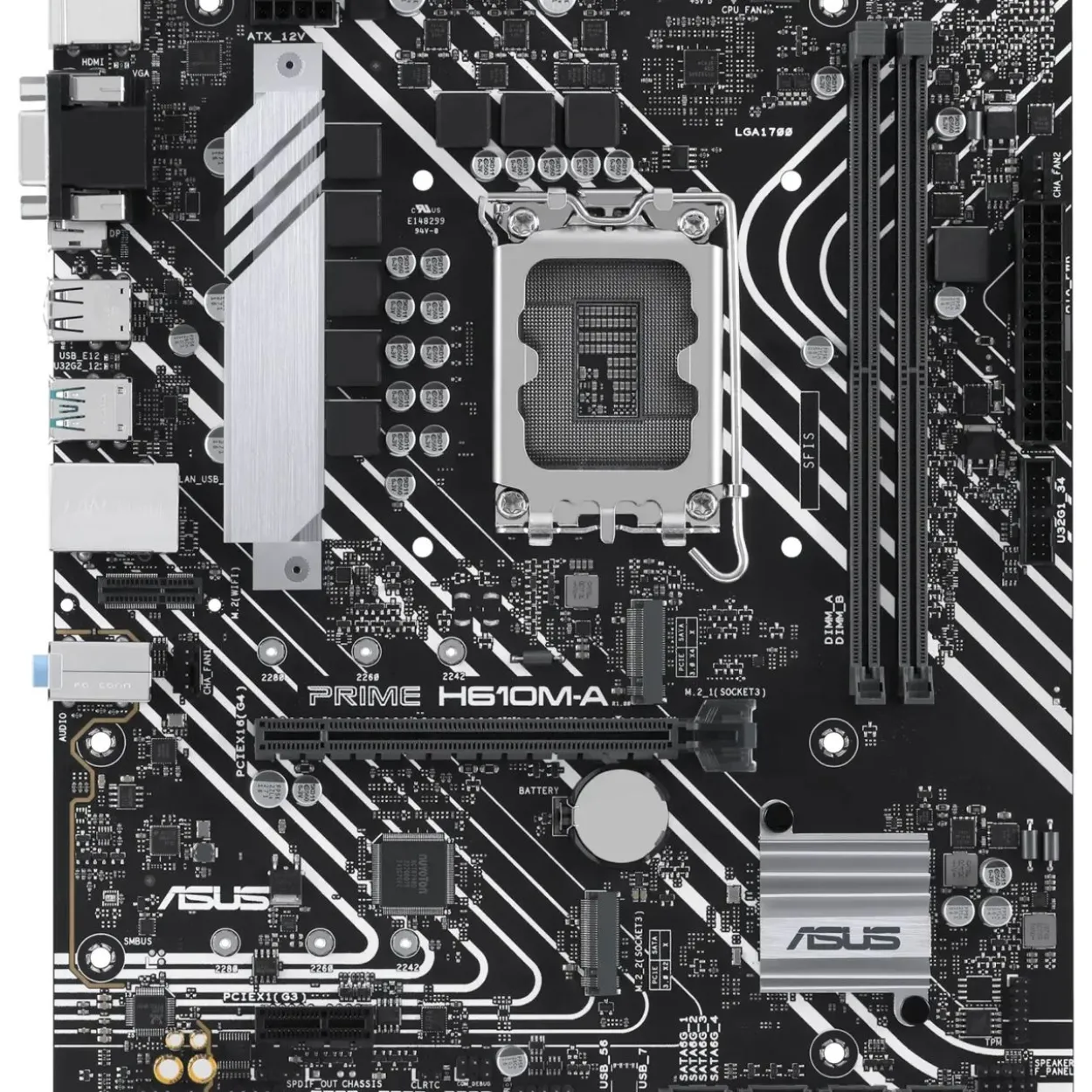 Asus Prime H610M-A-CSM Intel H610 So.1700 DDR5 mATX Retail