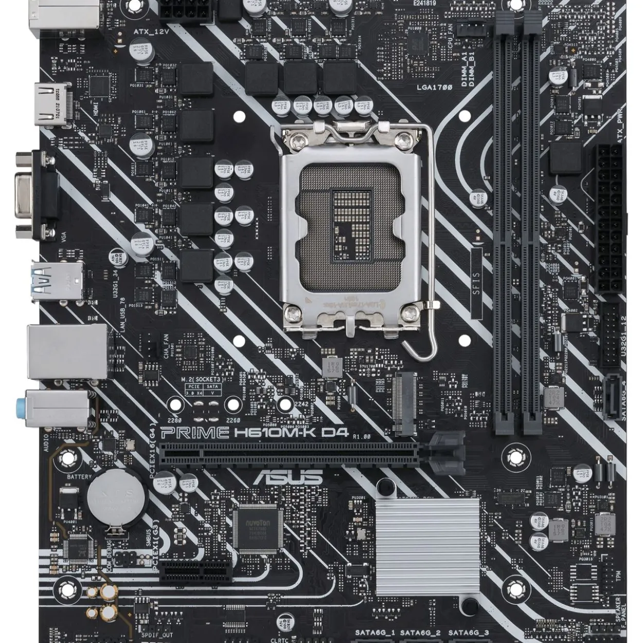 Asus Prime H610M-K D4 Intel H610 So.1700 DDR4 mATX Retail