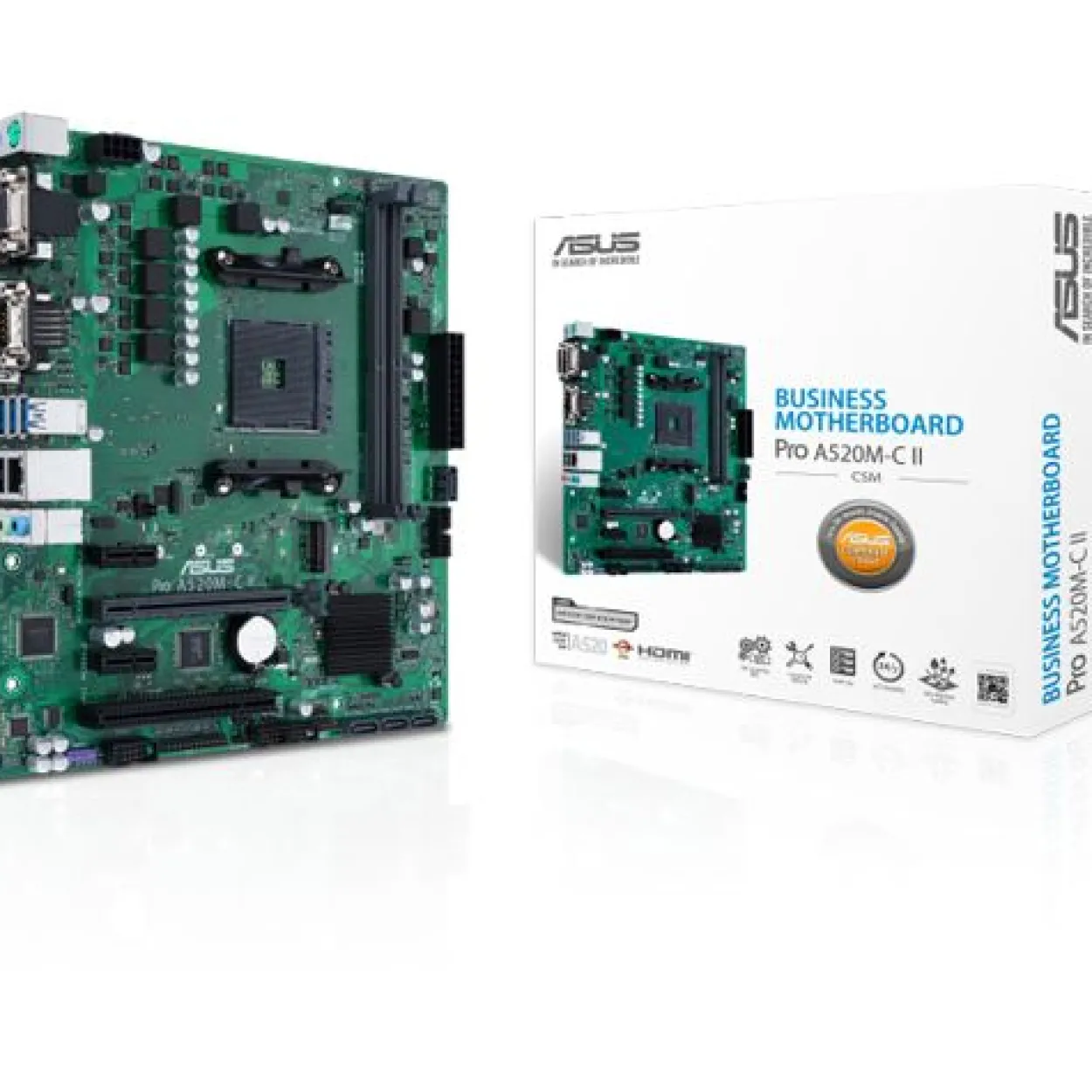 Asus Pro A520M-C II/CSM AMD A520 So.AM4 DDR4 mATX Retail