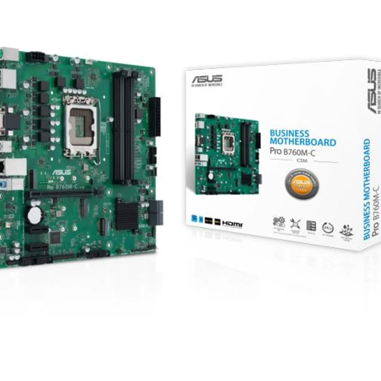 Asus Pro B760M-C-CSM Intel B760 So.1700 DDR5 mATX Retail