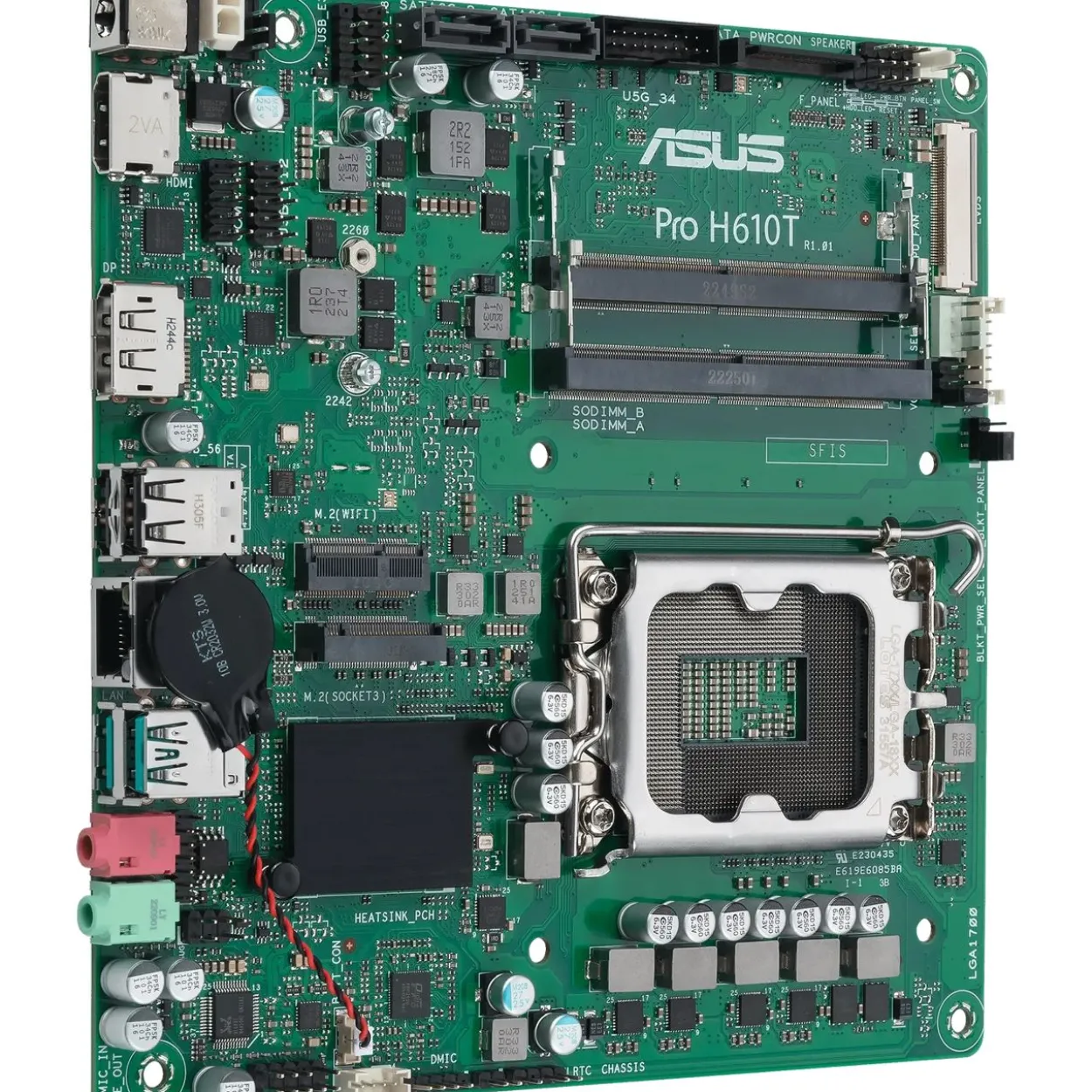 Asus Pro H610T-CSM Intel H610 So.1700 DDR5 Thin Mini-ITX Retail
