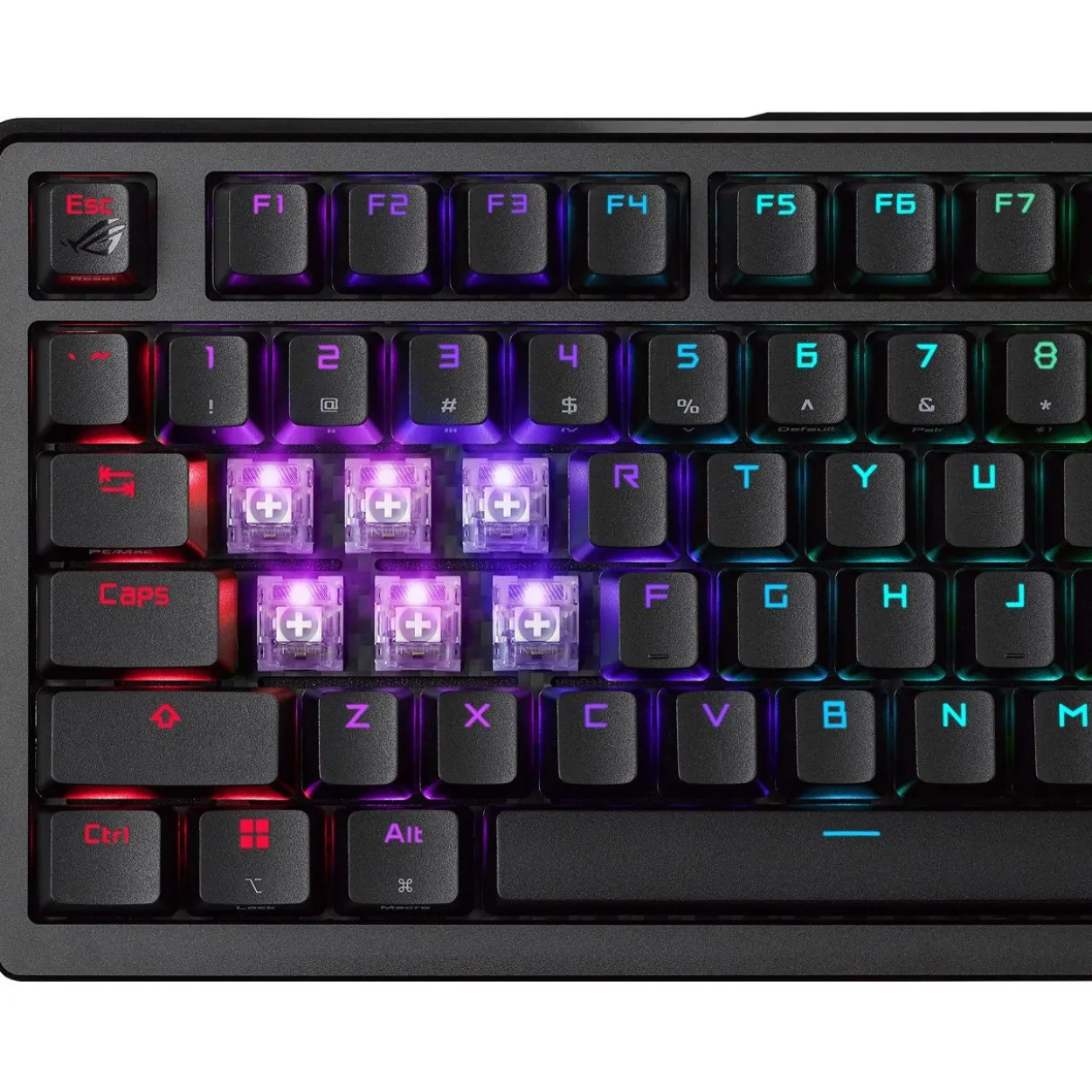 Asus ROG Azoth Extreme ASUS ROG NX SNOW USB und Bluetooth Deutsch schwarz (kabellos)