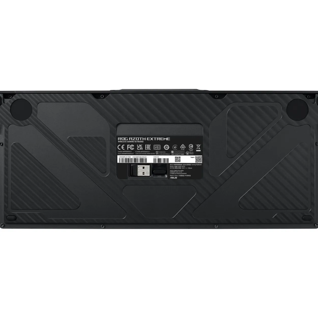 Asus ROG Azoth Extreme ASUS ROG NX SNOW USB und Bluetooth Deutsch schwarz (kabellos)