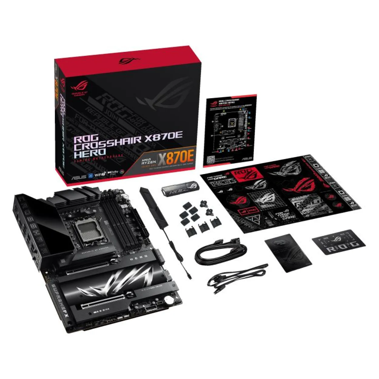 Asus ROG Crosshair X870E Hero AMD X870E So.AM5 DDR5 ATX Retail