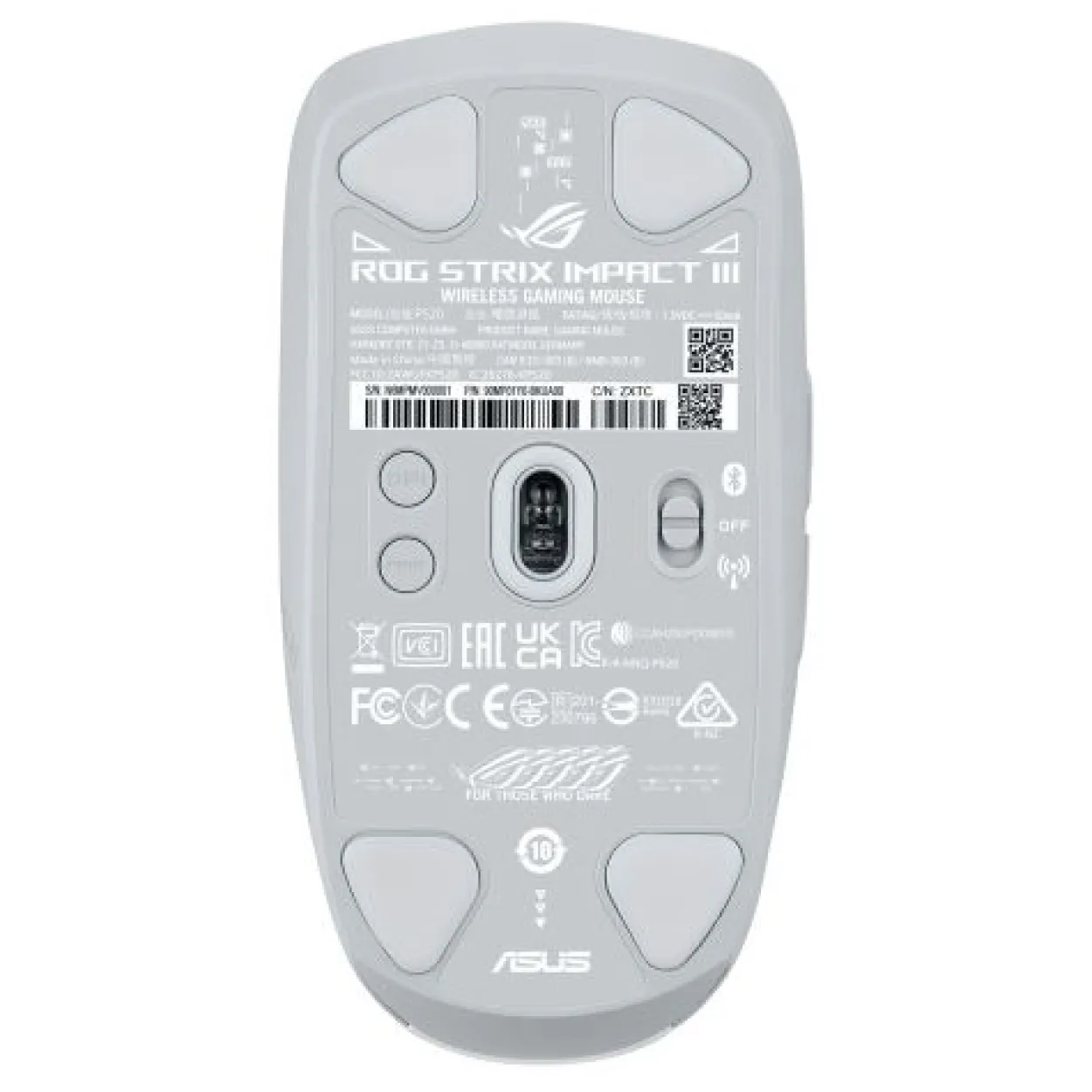 Asus ROG Strix Impact III USB und Bluetooth weiß (kabellos)