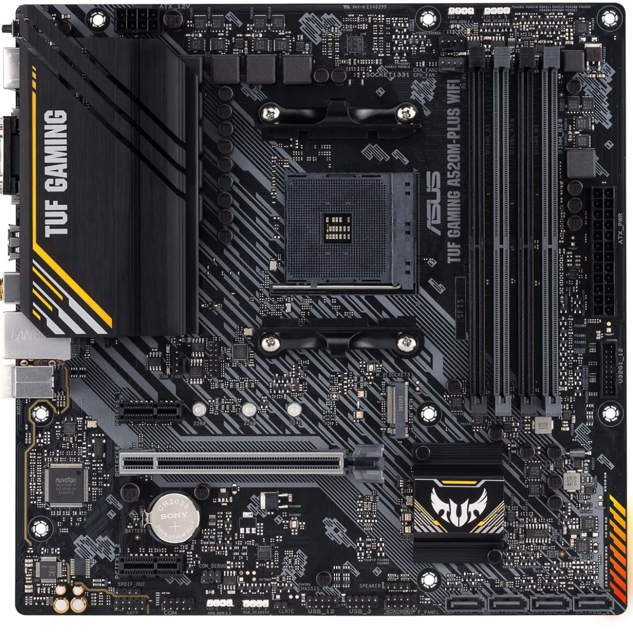 Asus TUF Gaming A520M-Plus WIFI AMD A520 So.AM4 DDR4 mATX Retail