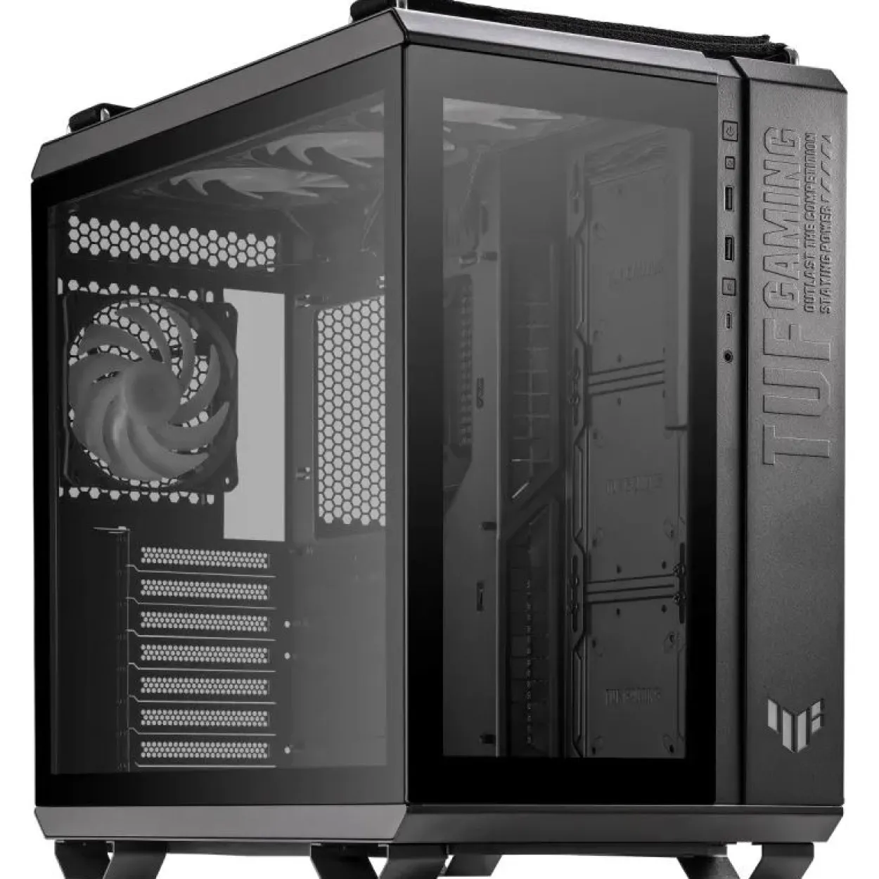 Asus TUF Gaming GT502 Plus Midi Tower ohne Netzteil schwarz