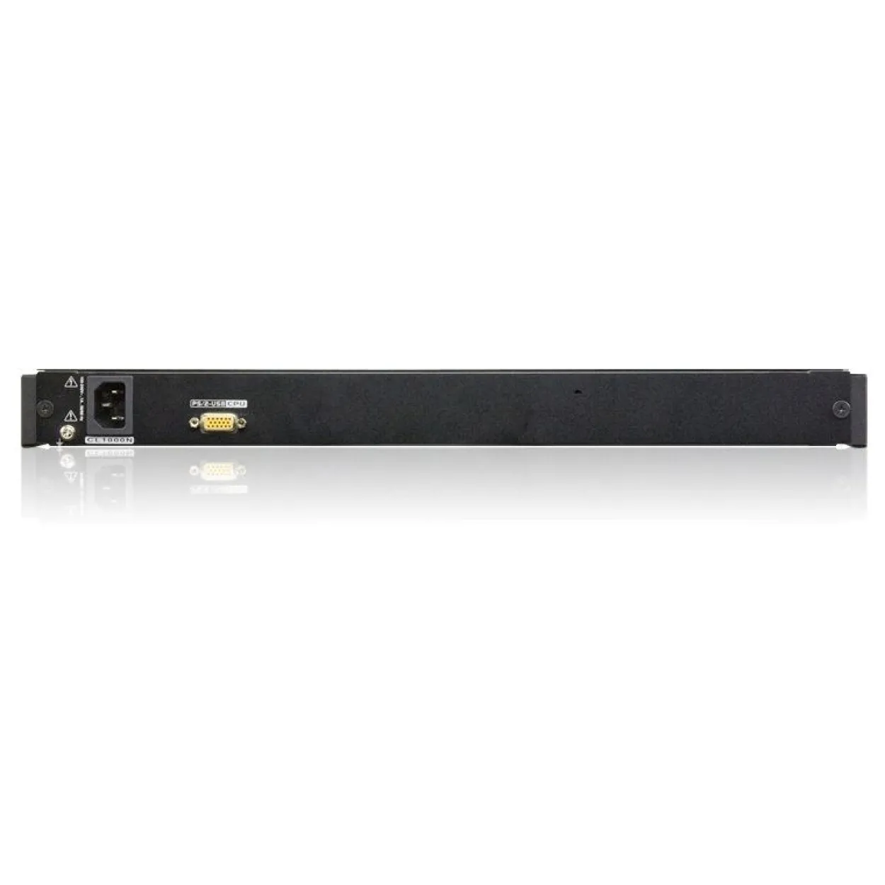ATEN CL1000N DE Single Rail 19"-LCD-Konsole, 19" 1HE, DE-Layout (PS/2-USB, VGA)