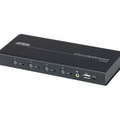 ATEN Technology CS724KM 4-Port USB Boundless KM Switch, inkl. Kabel