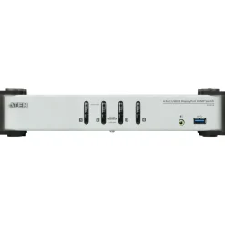 ATEN Technology CS1914 KVMP-Switch 4-fach, DisplayPort, USB 3.0, für 4 Displays, UHD