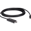 ATEN Technology UC3238 Grafik Konverter Kabel USB-C zu HDMI 4K Konverter, 2,7m
