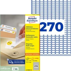 AVERY Zweckform 8.100 Etiketten L4730REV-25 weiß 17,8 x 10,0 mm