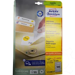 AVERY Zweckform 5.670 Etiketten L4731REV-25 weiß 25,4 x 10,0 mm