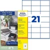 AVERY Zweckform 210 Etiketten 3481-10 weiß 70,0 x 41,0 mm