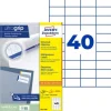 AVERY Zweckform 8.800 Etiketten 3651-200 weiß 52,5 x 29,7 mm