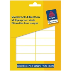 AVERY Zweckform 392 Etiketten 3340 weiß 62,0 x 19,0 mm