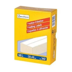 AVERY Zweckform 500 Frankieretiketten 3442 weiß 138,0 x 48,0 mm
