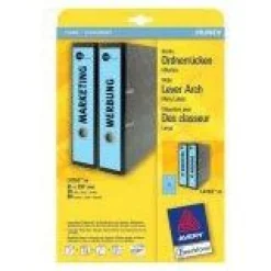 AVERY Zweckform 60 Ordneretiketten L4753-20 blau