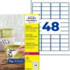 AVERY Zweckform 960 wetterfeste Folienetiketten L4778REV-20 weiß 45,7 x 21,2 mm