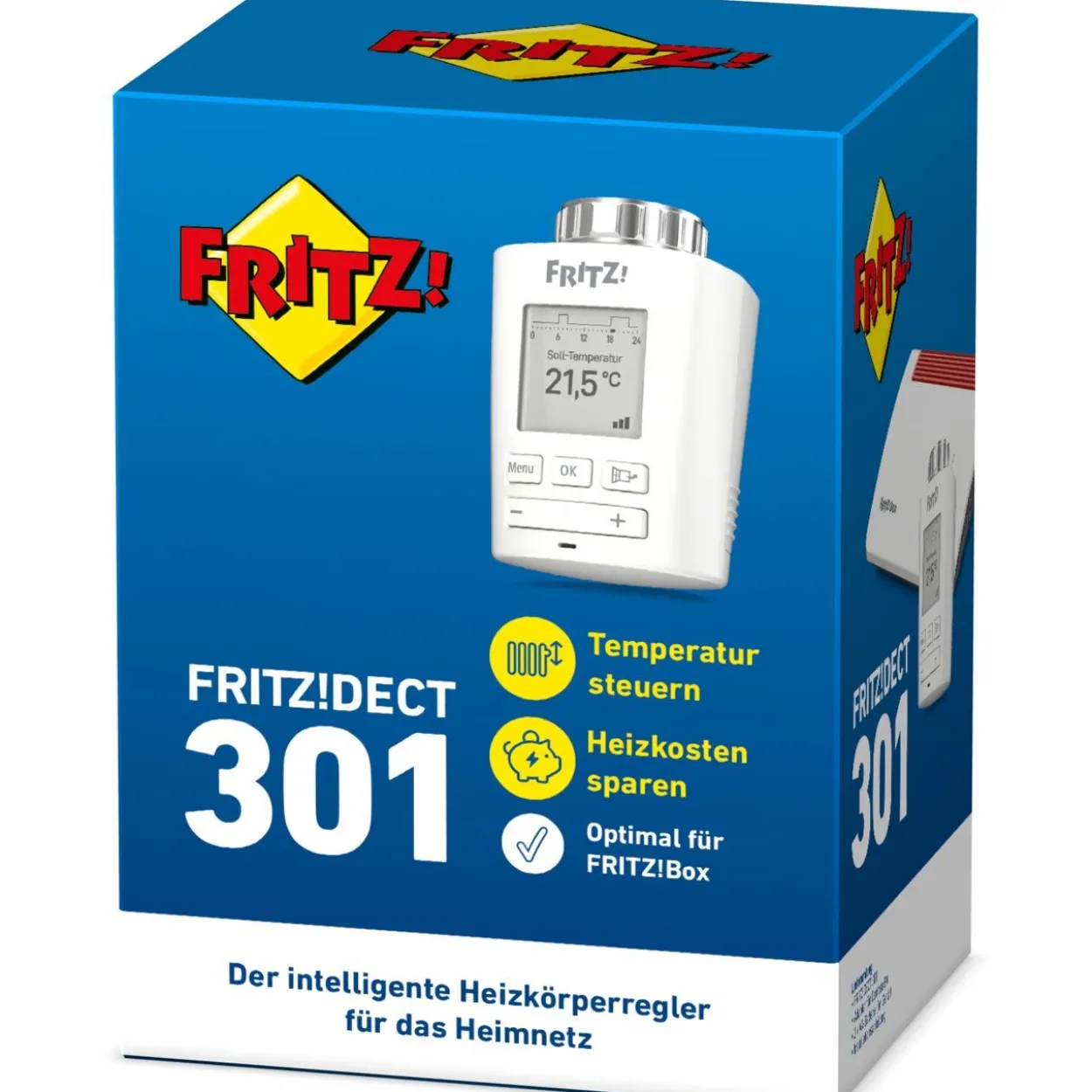 AVM FRITZ!DECT 301 Funk-Heizkörperthermostat